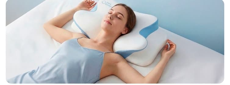 Seller illustration showing a person lying on their stomach on VelaSleep